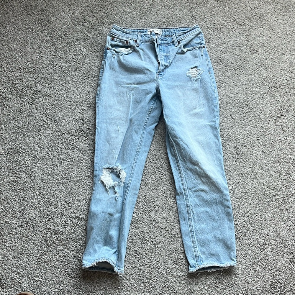 Curve Love Abercrombie Jeans - The Mom High Rise